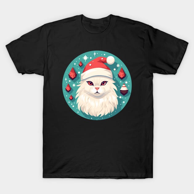 Turkish Angora Cat Xmas, Love Cats T-Shirt by dukito